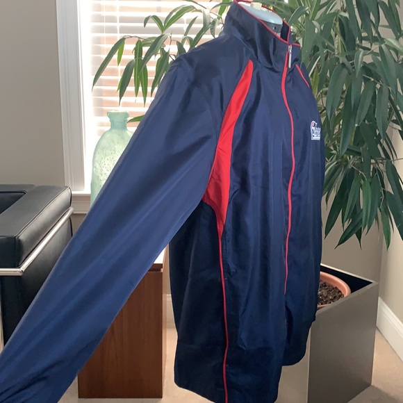 NWOT NFL New England Patriots Sideline Windbreaker Jacket by Reebok - Picture 6 of 16